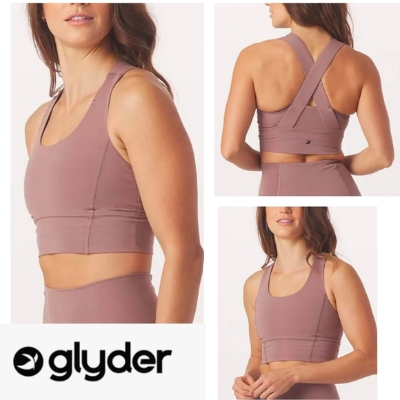 Glyder Other - Glyder Cutting Edge Sports Bra Mocha
